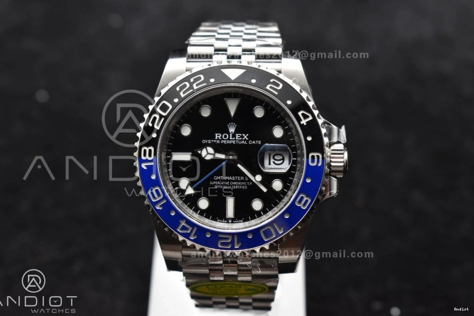 Jubilee Black Clean Bracelet Blue Ceramic BLNR DD3285 126710 CHS Edition GMT-Master II Best Factory on 0420